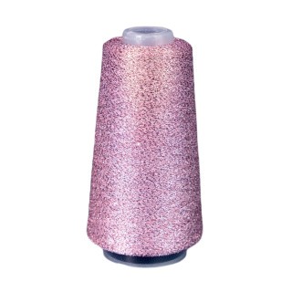 Пряжа бобинная OnlyWe Alluring shine (Аллюринг шайн) (L10), розовый с розовым люрексом, 1 шт., 50 г