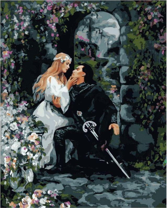 «Тайное свидание» «Тайное свидание»Menglei (Premium)<br><br><br>Артикул: MG135<br>Основа: Холст<br>Сложность: сложные<br>Размер: 40x50 см<br>Количество цветов: 25<br>Техника рисования: Без смешивания красок