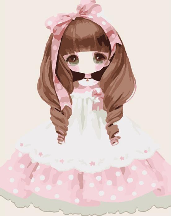«Розовые мечты» «Розовые мечты»Цветной (Premium)<br><br><br>Артикул: MG658_Z<br>Основа: Холст<br>Сложность: сложные<br>Размер: 40x50 см<br>Количество цветов: 25<br>Техника рисования: Без смешивания красок