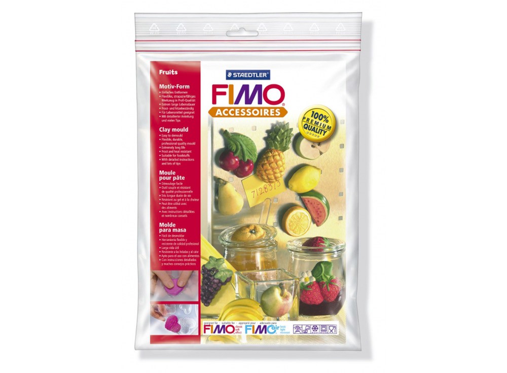 Формы FIMO «Фрукты» Формы FIMO «Фрукты»Инструменты для лепки<br><br><br>Артикул: 8742_42