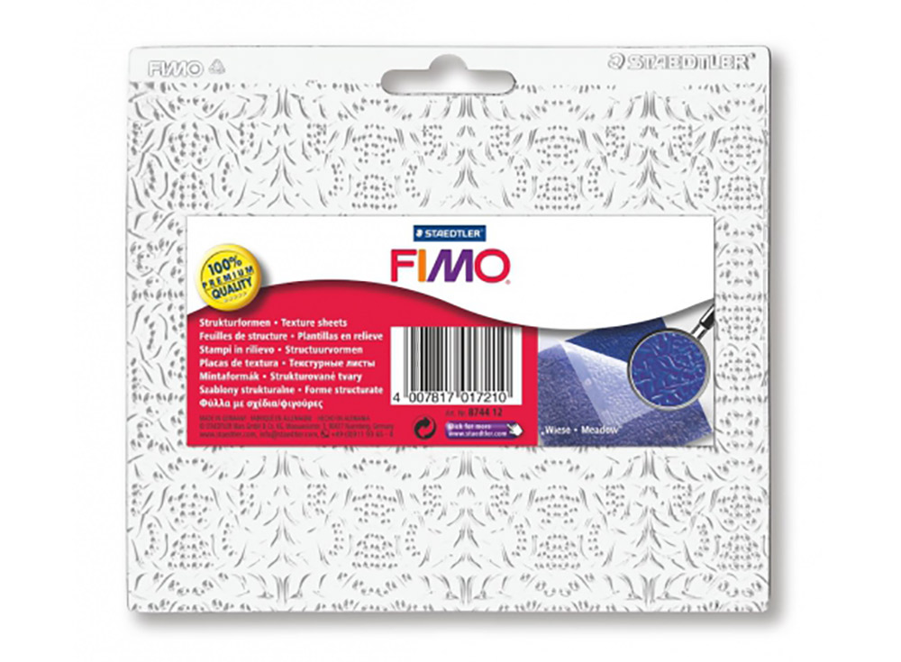 Текстурный лист FIMO «Луг» Текстурный лист FIMO «Луг»Инструменты для лепки<br><br><br>Артикул: 8744_12<br>Размер: 150x168 см