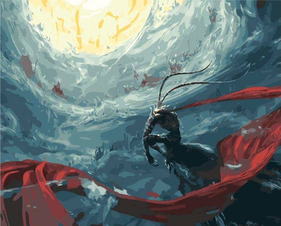 «Король обезьян» «Король обезьян»Menglei (Premium)<br><br><br>Артикул: MG730<br>Основа: Холст<br>Сложность: сложные<br>Размер: 40x50 см<br>Количество цветов: 24<br>Техника рисования: Без смешивания красок