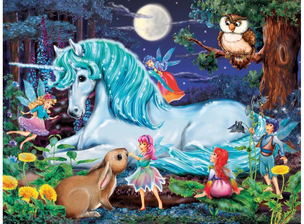 Пазлы «Зачарованный лес» Пазлы «Зачарованный лес»Ravensburger<br><br><br>Артикул: 10793<br>Размер: 49x36 см