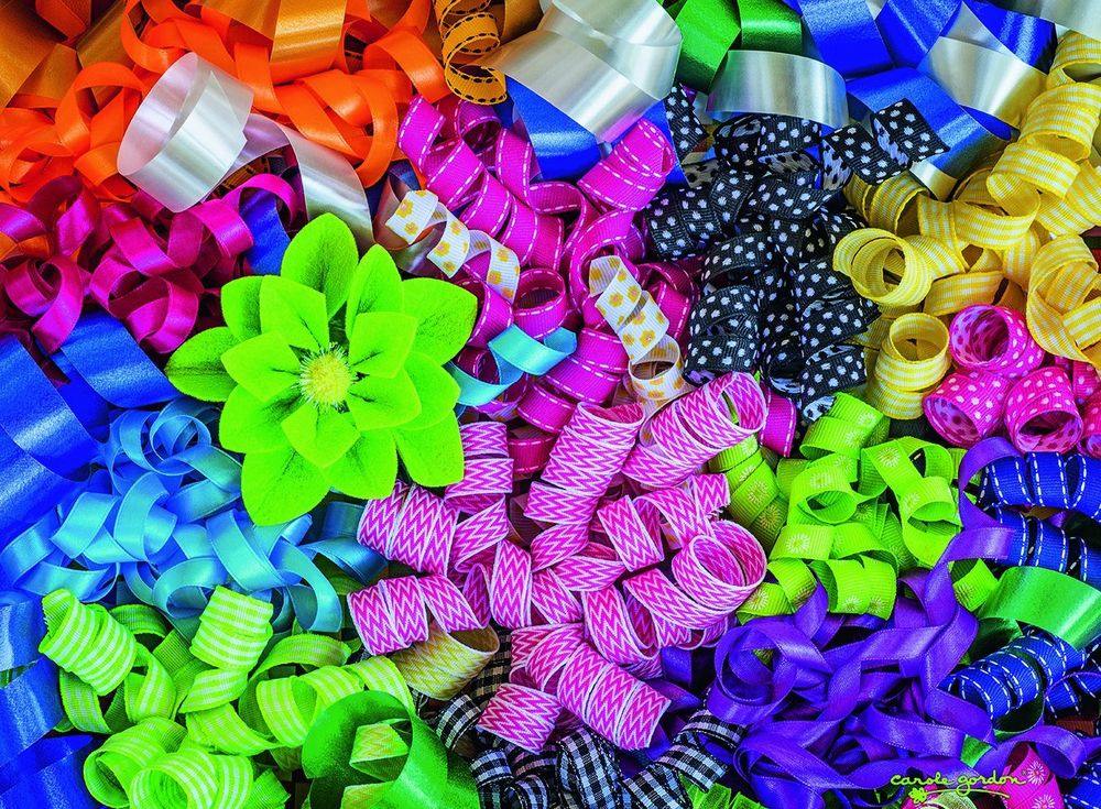 Пазлы «Цветные ленты» Пазлы «Цветные ленты»Ravensburger<br><br><br>Артикул: 14691<br>Размер: 61x46 см