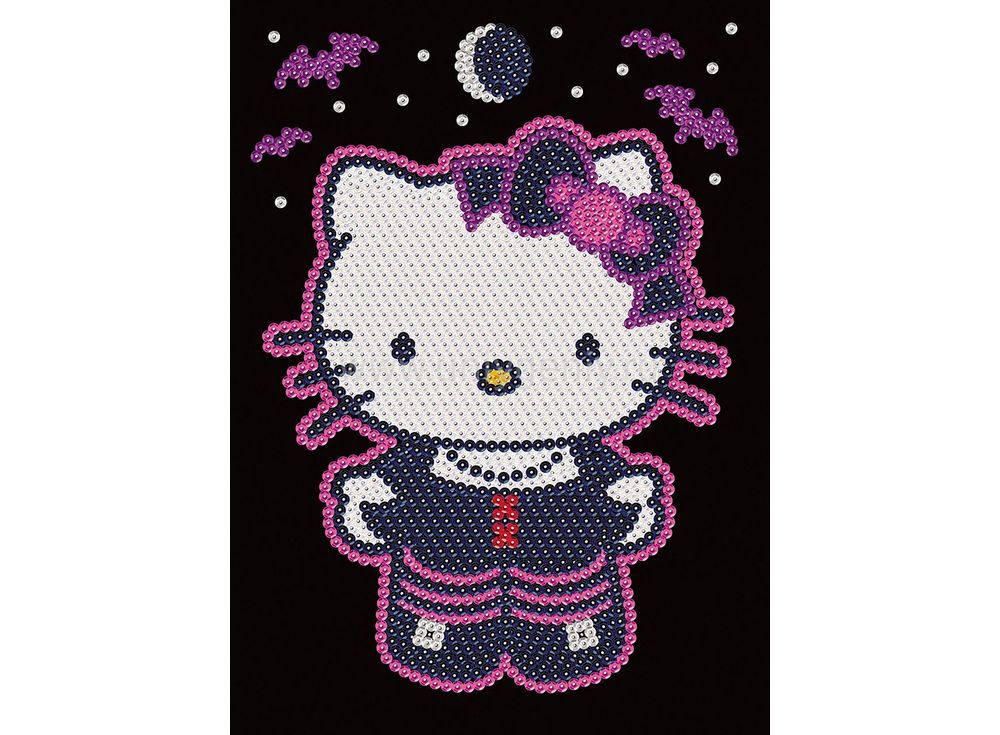 Мозаика из блесток «Hello Kitty» готика» Мозаика из блесток «Hello Kitty» готика»Мозаика из пайеток<br>Набор мозаики из пайеток или блесток содержит все, что нужно для творческого процесса. Процесс создания мозаики из пайеток не потребует специальных навыков или подготовки, ведь это легко - приколоть пайетку гвоздиком на определенное место.<br>Производитель ...<br><br>Артикул: 1226<br>Основа: Планшет из пенопласта<br>Размер: 25x30 см<br>Возраст: от 8 лет
