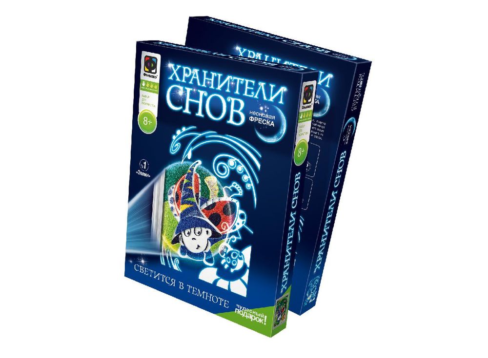 Неоновая фреска «Хранители снов. Элвин» (картина цветным песком) Неоновая фреска «Хранители снов. Элвин» (картина цветным песком)Фрески<br><br><br>Артикул: 430031<br>Размер упаковки: 35x22,5x3,5 см<br>Возраст: от 8 лет