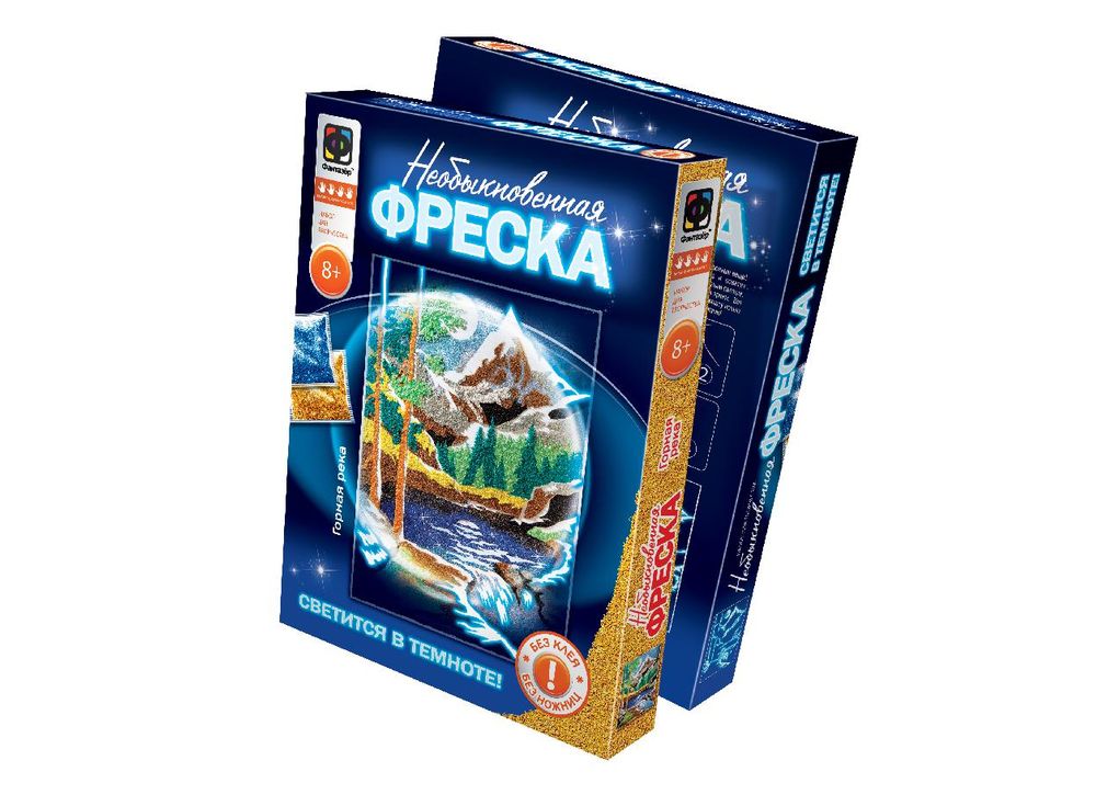 Необыкновенная фреска «Горная река» Необыкновенная фреска «Горная река»Фрески<br><br><br>Артикул: 430053<br>Размер упаковки: 31x23x3,3 см<br>Возраст: от 8 лет