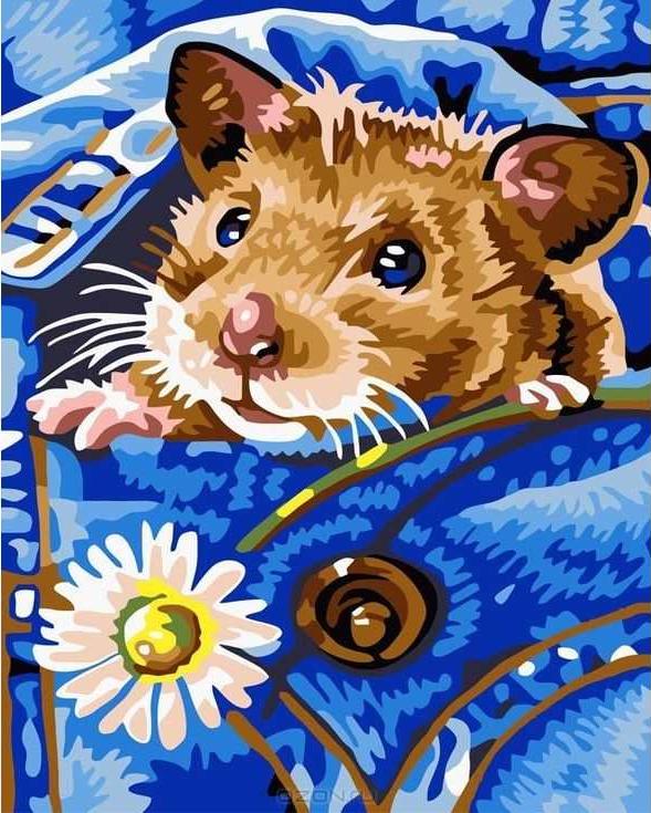 «Хомяк» «Хомяк»Раскраски по номерам Paintboy (Original)<br><br><br>Артикул: EX5041_R<br>Основа: Холст<br>Сложность: легкие<br>Размер: 30x40 см<br>Количество цветов: 16<br>Техника рисования: Без смешивания красок