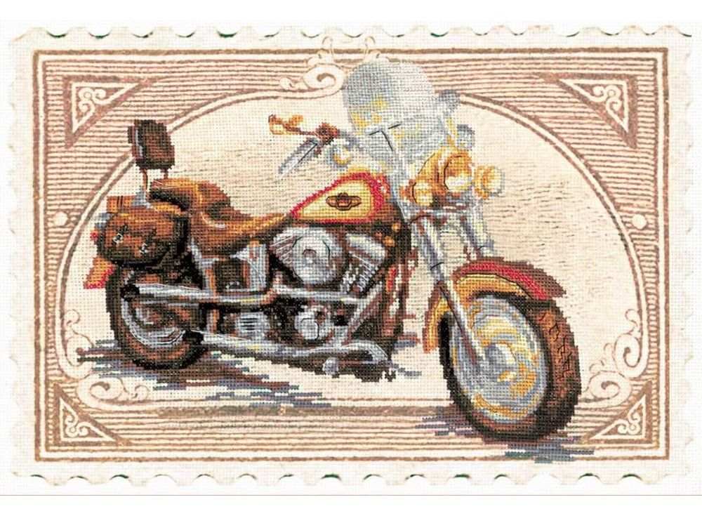 Набор дл вышивани «Harley-Davidson» Набор дл вышивани «Harley-Davidson»Вышивка крестом Риолис<br><br><br>Артикул: 0032 РТ<br>Основа: канва 14 Aida Zweigart<br>Размер: 38х26 см<br>Техника вышивки: счетный крест<br>Сери: Риолис (Сотвори Сама)<br>Тип схемы вышивки: Цветна схема<br>Цвет канвы: Нанесенный фон<br>Количество цветов: 17<br>Художник, дизайнер: Алина Мелентьева<br>Заполнение: Частичное<br>Рисунок на канве: нанесён фон<br>Техника: Вышивка крестом