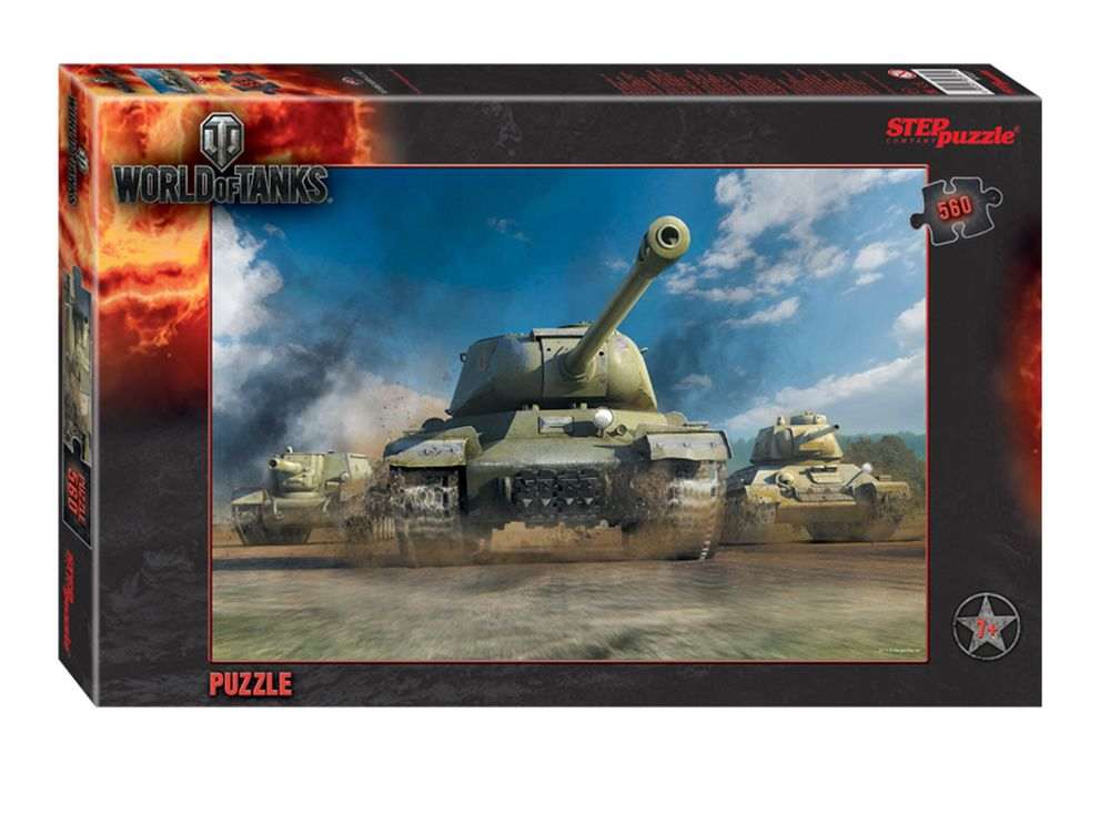 Пазлы «World of Tanks» Пазлы «World of Tanks»Пазлы от производител Step Puzzle<br><br><br>Артикул: 97027<br>Размер: 50x34,5 cм<br>Размер упаковки: 33,5x21,5x3,9 см<br>Возраст: от 7 лет