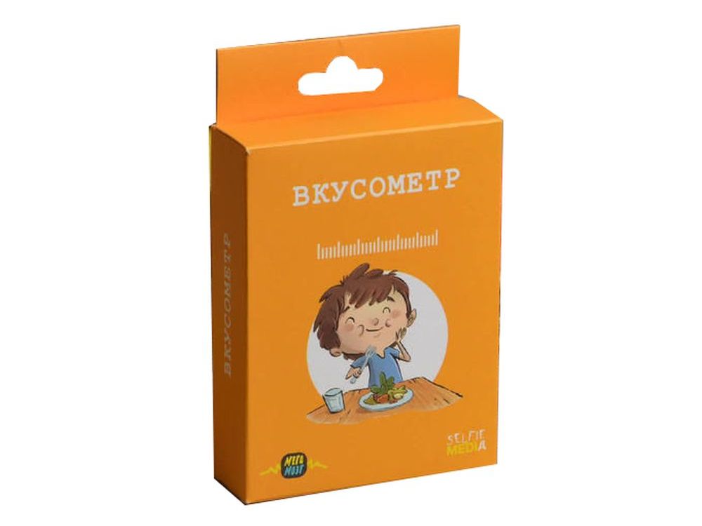 Настольная игра «Вкусометр» Настольная игра «Вкусометр»Настольные развивающие игры<br>Настольная игра «Вкусометр» – просто находка для веселого времяпровождения. При помощи иллюстрированных карточек, на которых изображены различные ингредиенты для приготовления вкусной пищи, вы сможете устроить настоящие соревнования, где победителем выйде...<br><br>Артикул: 41756<br>Размер упаковки: 9x15x3 см<br>Возраст: от 5 лет<br>Время игры: от 15 мин.<br>Количество игроков: 2+<br>Аудитория: Детские
