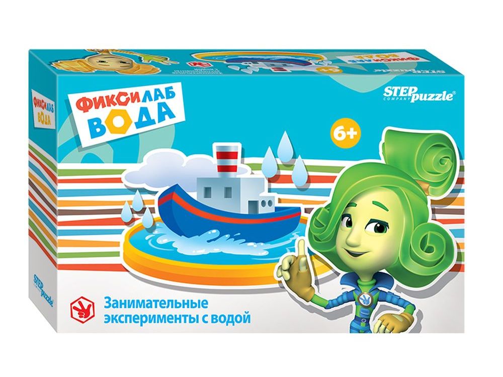 Развивающая игра «Фиксилаб. Вода» Развивающая игра «Фиксилаб. Вода»Наборы для опытов и экспериментов<br>Оригинальный набор для проведения экспериментов «Фиксилаб. Вода» — это эффективное средство обучения, которое развивает у ребенка познавательную активность и помогает исследовать окружающий мир. Комплект содержит все необходимое для проведения опытов с ко...<br><br>Артикул: 76164<br>Размер упаковки: 20,5x13x5,5 см<br>Возраст: от 6 лет<br>Количество игроков: 1+<br>Аудитория: Детские