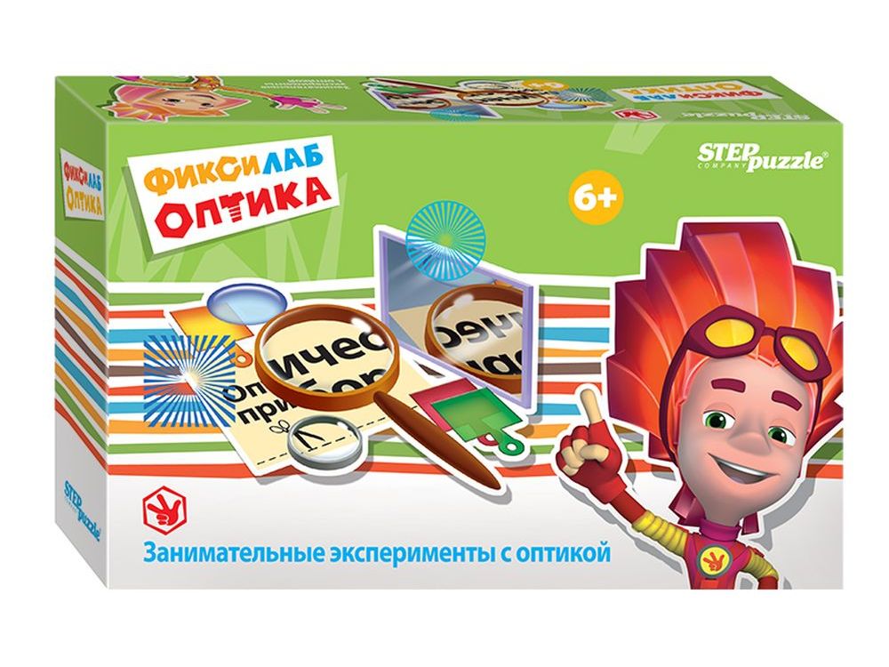 Развивающая игра «Фиксилаб. Оптика» Развивающая игра «Фиксилаб. Оптика»Наборы для опытов и экспериментов<br>Развивающая игра Фиксилаб. Оптика ? это эффективное средство обучения, которое развивает у ребенка познавательную активность и помогает исследовать окружающий мир. Комплект содержит все необходимое для проведения опытов с компасом, а также подробную инс...<br><br>Артикул: 76168<br>Размер упаковки: 20,5x13x5,5 см<br>Возраст: от 6 лет<br>Количество игроков: 1+<br>Аудитория: Детские