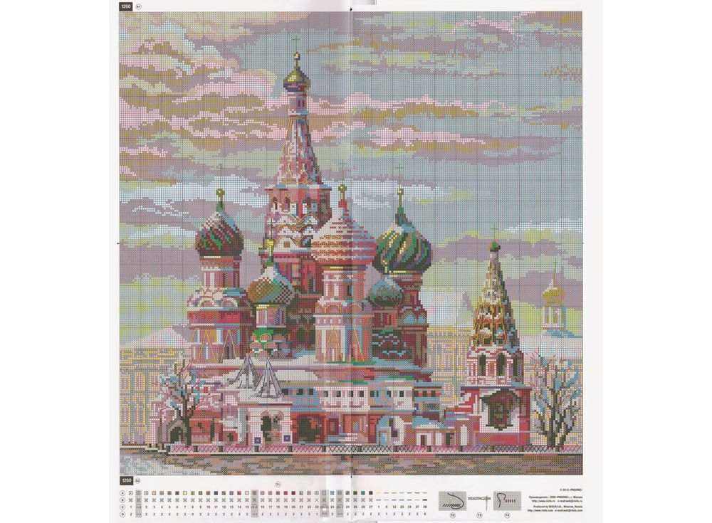 Вышивка схемы крестом церковь 12
