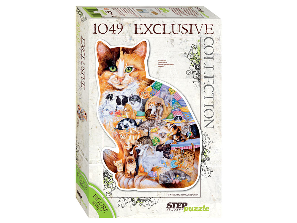 Контурный пазл «Кошка» Контурный пазл «Кошка»Пазлы от производителя Step Puzzle<br><br><br>Артикул: 83502<br>Возраст: от 7 лет