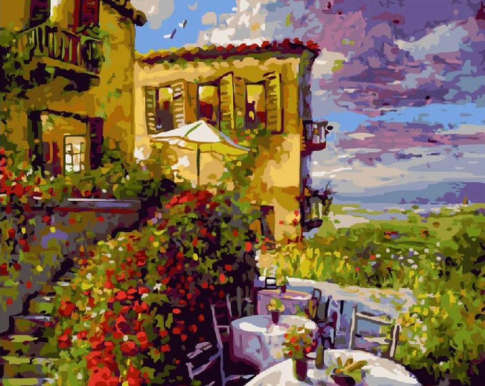 Картина по номерам «Уличное кафе» Стивена Квартли
Картина по номерам «Уличное кафе» Стивена Квартли