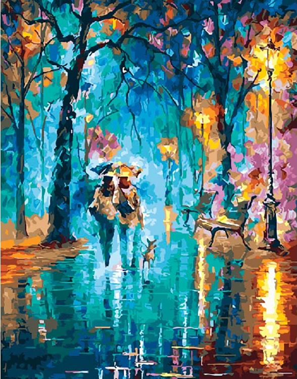 

Картина по номерам «Вечерний дождь» Леонида Афремова, «Вечерний дождь»