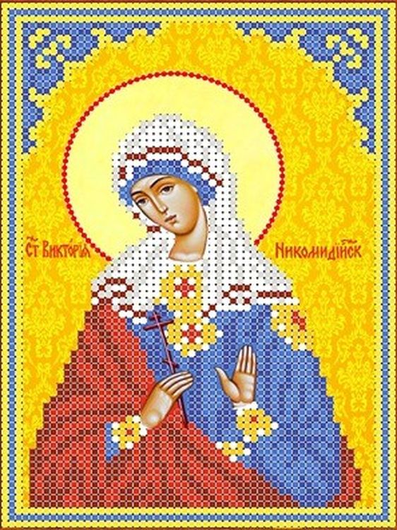 Рисунок на ткани «Святая Виктория» фото