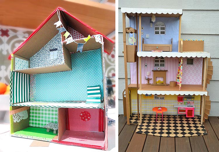 На фото изображено - Мастерим кукольный домик: материалы, советы и основные принципы строительства, рис. Виды кукольных домиков