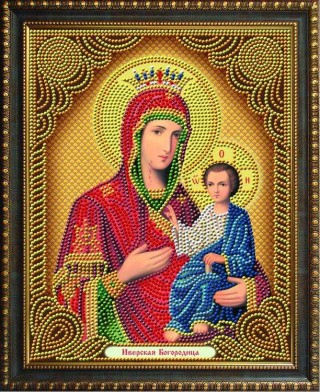 Алмазная вышивка «Икона Иверская Богородица»