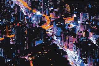 Картина по номерам «Огни ночного города»