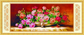Алмазная вышивка «Роскошные розы»
