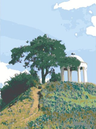 Картина по номерам «На вершине холма»