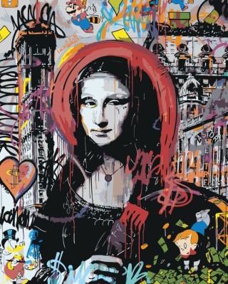Картина по номерам «Pop Art Поп-арт: Мона Лиза»