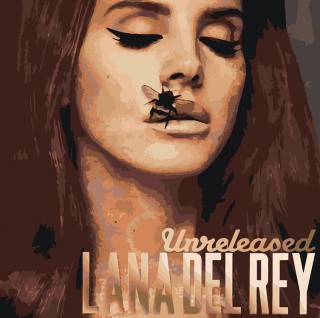 Картина по номерам «Lana Del Rey Лана Дель Рей: обложка»