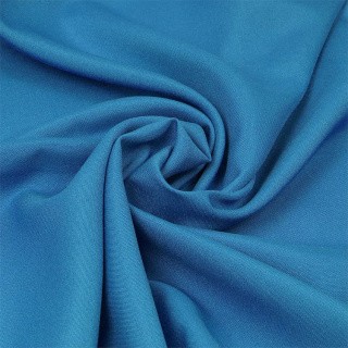 Ткань габардин, 1 м х 150 см, 150 г/м², цвет: голубой, TBY