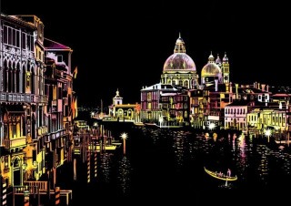 Скретч-картина «Romantic Venice» (цветная)