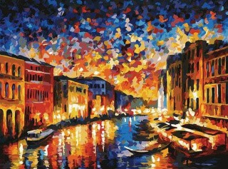 Картина по номерам «Гранд-Канал Венеция»