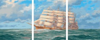 Картина по номерам «Корабль»