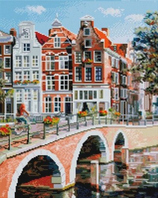Алмазная вышивка «Императорский канал в Амстрердаме»