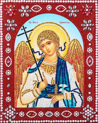 Алмазная вышивка 5D «Святой Ангел Хранитель»