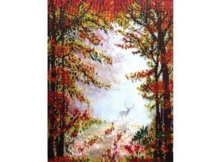 Набор вышивки бисером «Осень в лесу»