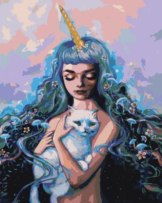 Картина по номерам «Волшебная фея»