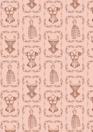 Ткань для пэчворка «ВЕК МОДЫ», 50x55 см, 146 г/м2, 100% хлопок, цвет: ВМ-17 розовый, принт, Peppy