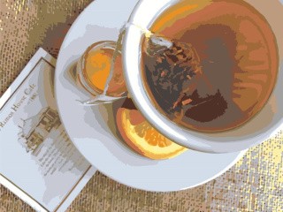 Картина по номерам «Утренний чай»