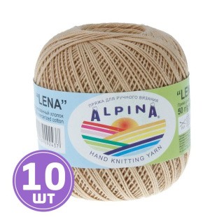 Пряжа Alpina LENA (70), бежевый, 10 шт. по 50 г