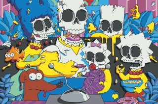 Картина по номерам «Simpsons Симпсоны: Семья скелеты»
