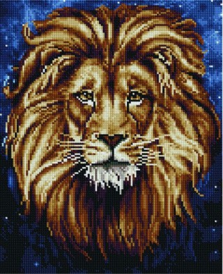 Алмазная вышивка «Созвездие льва»