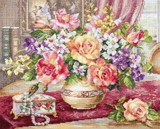 Набор для вышивания «Розы в гостиной»