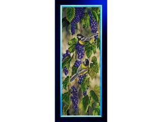 Рисунок на ткани «Птички-синички»
