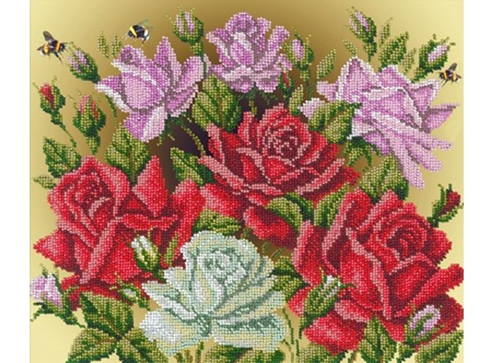 Набор вышивки бисером «Аромат роз»