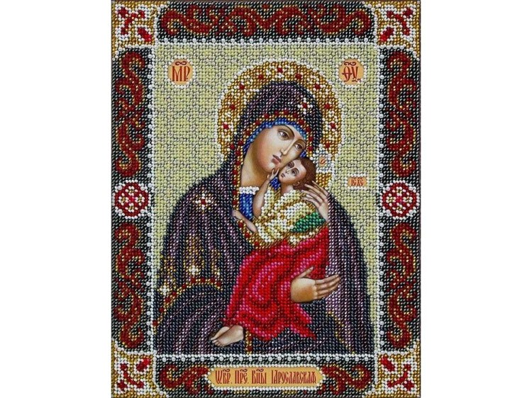 Набор вышивки бисером «Богородица Ярославская»