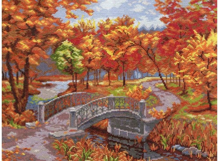 Набор для вышивания «Осенний парк»