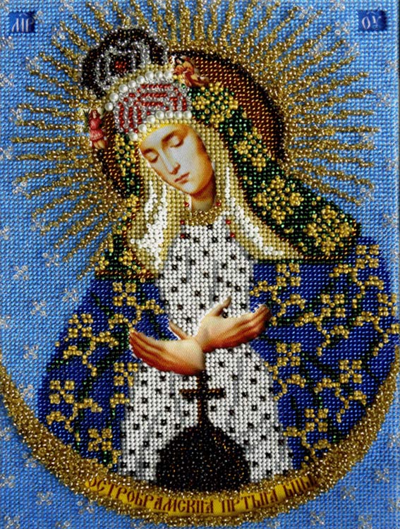 Набор вышивки бисером «Богородица Остробрамская»