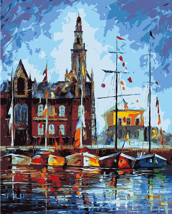 Картина по номерам «Антверпен, Бельгия»