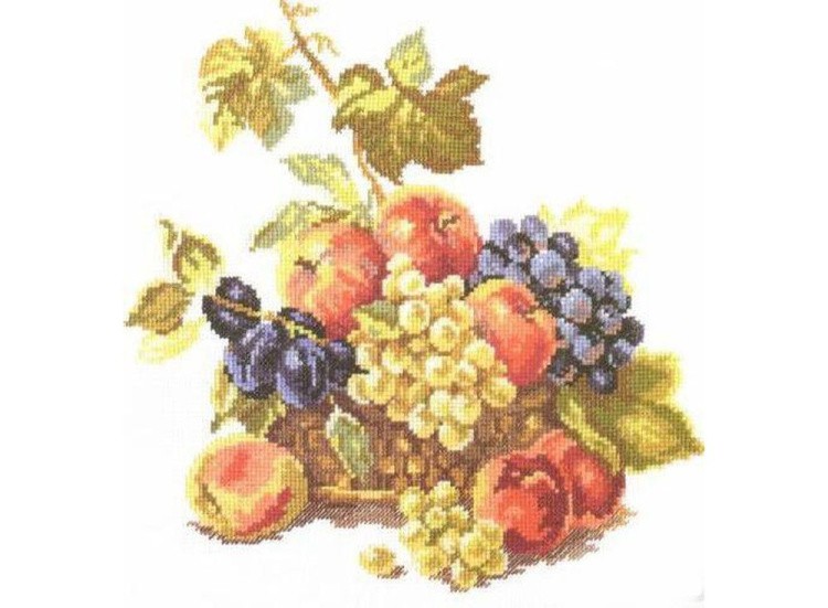 Набор для вышивания «Яблоки и виноград»